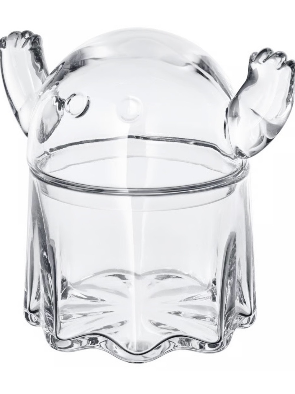 Ghost Clear Glass Jar